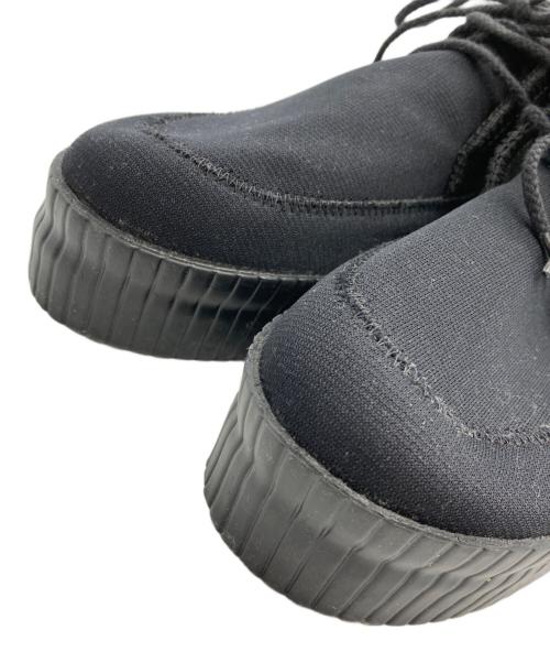 Y's（ワイズ）Y's (ワイズ) プラットフォームハイカットスニーカー ブラック サイズ:LLの古着・服飾アイテム