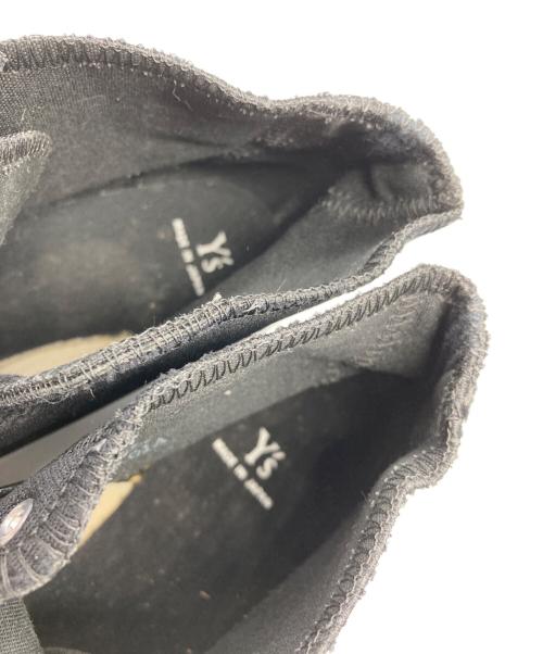 Y's（ワイズ）Y's (ワイズ) プラットフォームハイカットスニーカー ブラック サイズ:LLの古着・服飾アイテム