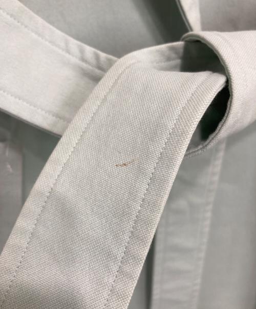 INSCRIRE（アンスクリア）INSCRIRE (アンスクリア) ベルテッドコート スカイブルー サイズ:36の古着・服飾アイテム