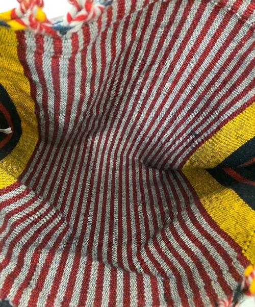 MARNI（マルニ）MARNI (マルニ) MARKET HAMMOCK BAG/ストライプトートバッグ マルチカラーの古着・服飾アイテム