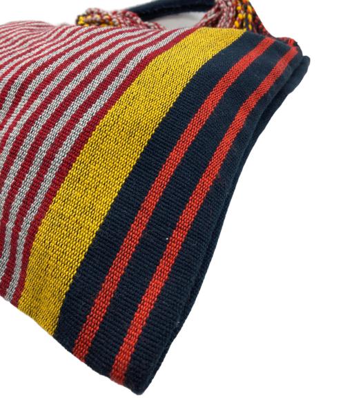 MARNI（マルニ）MARNI (マルニ) MARKET HAMMOCK BAG/ストライプトートバッグ マルチカラーの古着・服飾アイテム