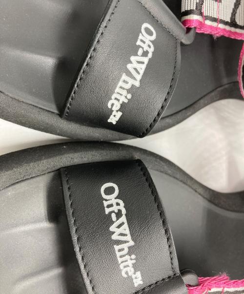OFFWHITE（オフホワイト）OFFWHITE (オフホワイト) スポーツサンダル ブラック×ピンク サイズ:35の古着・服飾アイテム
