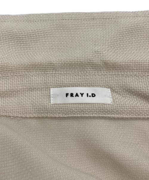 FRAY ID（フレイ アイディー）FRAY ID (フレイ アイディー) アシメラペルテーラードワンピース ベージュの古着・服飾アイテム