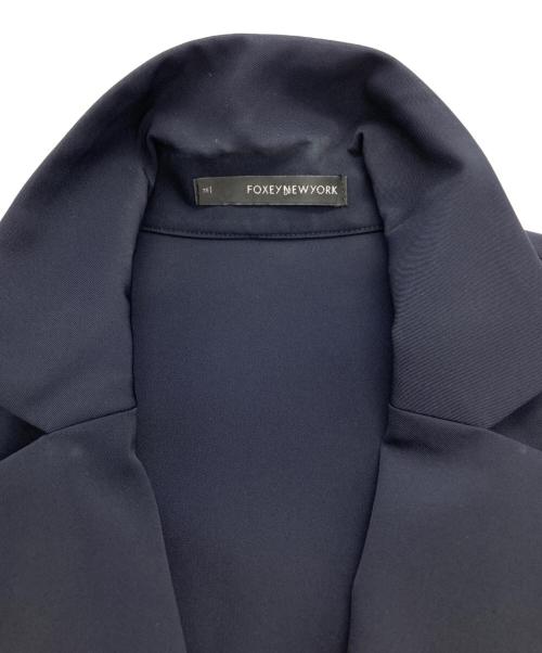 FOXEY NEWYORK（フォクシーニューヨーク）FOXEY NEWYORK (フォクシーニューヨーク) テーラードジャケット ネイビー サイズ:38の古着・服飾アイテム