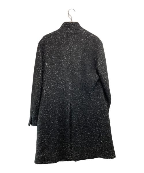 GARNIER（ガルニエ）GARNIER (ガルニエ) スタンドロングコート ブラック サイズ:LLの古着・服飾アイテム