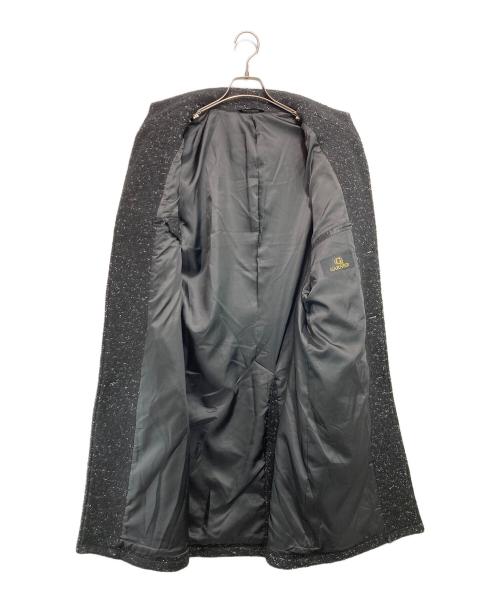 GARNIER（ガルニエ）GARNIER (ガルニエ) スタンドロングコート ブラック サイズ:LLの古着・服飾アイテム