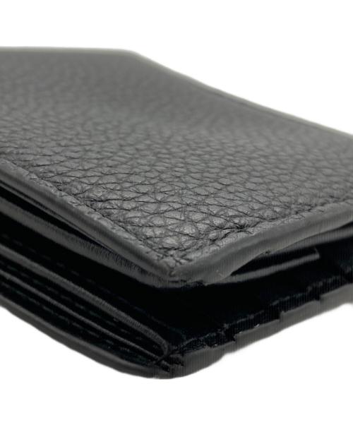 PRADA（プラダ）PRADA (プラダ) コインパース付きレザーウォレット ブラックの古着・服飾アイテム