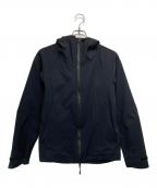 ATTACHMENTアタッチメント）の古着「透湿防水3レイヤナイロンリップ フーデッドブルゾン」｜ブラック