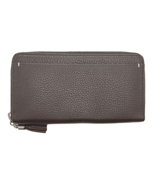 土屋鞄（ツチヤカバン）土屋鞄 (ツチヤカバン) クラルテ フリンジロングウォレット ブラウンの古着・服飾アイテム