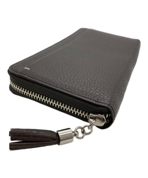 土屋鞄（ツチヤカバン）土屋鞄 (ツチヤカバン) クラルテ フリンジロングウォレット ブラウンの古着・服飾アイテム