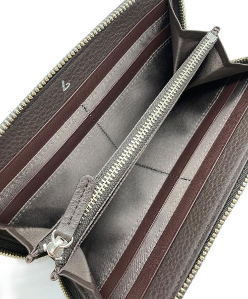 土屋鞄（ツチヤカバン）土屋鞄 (ツチヤカバン) クラルテ フリンジロングウォレット ブラウンの古着・服飾アイテム