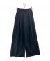 Graphpaper（グラフペーパー）の古着「Wooly Cotton Twill Two Tuck Wide Pants」｜ネイビー