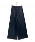 Graphpaper (グラフペーパー) Wooly Cotton Twill Two Tuck Wide Pants ネイビー：14000円
