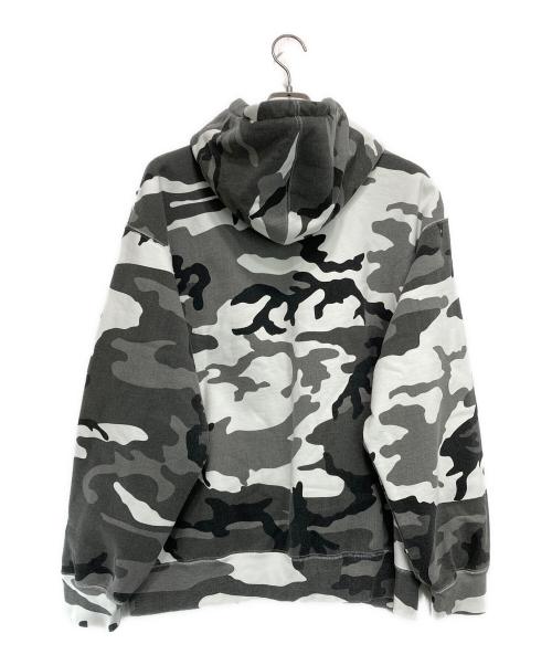 SUPREME（シュプリーム）Supreme (シュプリーム) Work Zip Up Hooded Sweatshirt Snow Camo グレー サイズ:Lの古着・服飾アイテム