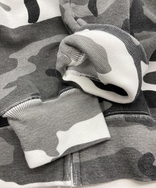 SUPREME（シュプリーム）Supreme (シュプリーム) Work Zip Up Hooded Sweatshirt Snow Camo グレー サイズ:Lの古着・服飾アイテム