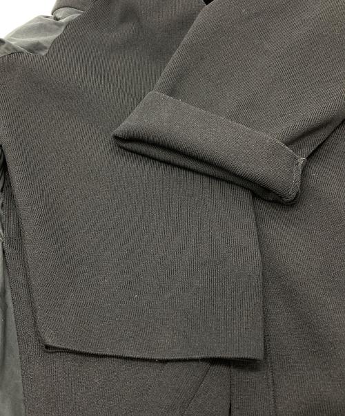 Adam et Rope（アダム エ ロペ）Adam et Rope (アダム エ ロペ) ウール天竺ロングスリーブニット・セーター(薄手) ブラック サイズ:freeの古着・服飾アイテム