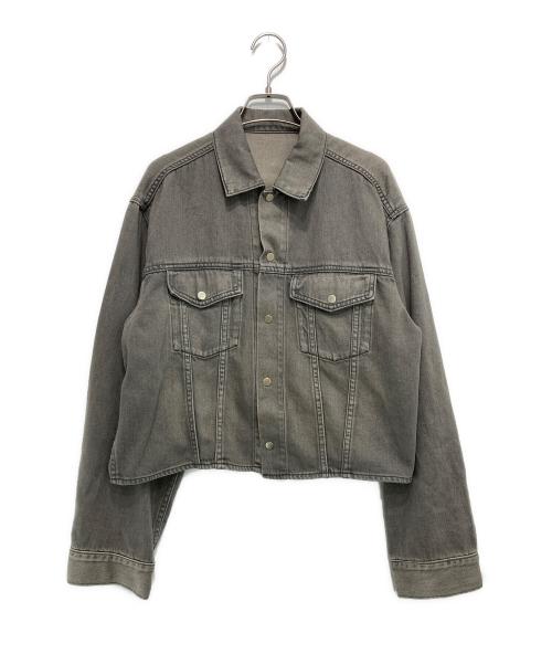 BEAUTY&YOUTH（ビューティーアンドユース）BEAUTY&YOUTH (ビューティーアンドユース) デニム クロップド シャツ グレー サイズ:無しの古着・服飾アイテム