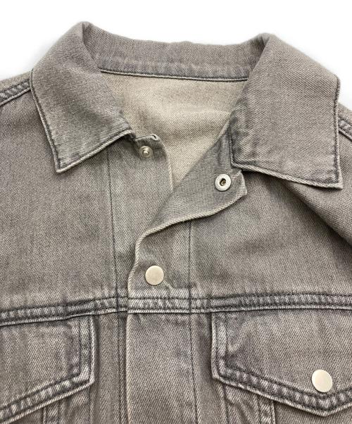 BEAUTY&YOUTH（ビューティーアンドユース）BEAUTY&YOUTH (ビューティーアンドユース) デニム クロップド シャツ グレー サイズ:無しの古着・服飾アイテム