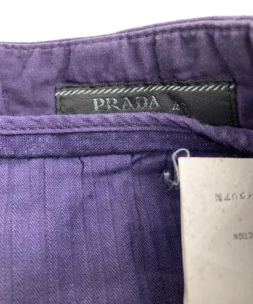 PRADA（プラダ）PRADA (プラダ) ハーフパンツ ネイビー サイズ:SIZE 48の古着・服飾アイテム