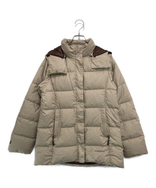 mont-bell（モンベル）mont-bell (モンベル) トラベルダウンパーカ ベージュ サイズ:Sの古着・服飾アイテム