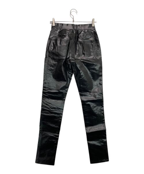 CELINE（セリーヌ）CELINE (セリーヌ) コーティングデニムパンツ ブラック サイズ:26の古着・服飾アイテム