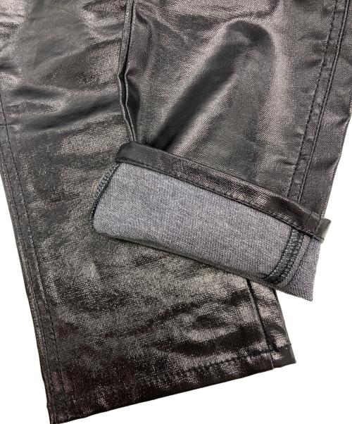 CELINE（セリーヌ）CELINE (セリーヌ) コーティングデニムパンツ ブラック サイズ:26の古着・服飾アイテム