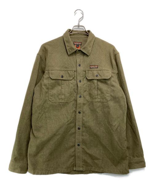 Patagonia（パタゴニア）Patagonia (パタゴニア) シャツジャケット ベージュ サイズ:Lの古着・服飾アイテム