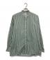 ANATOMICA（アナトミカ）の古着「BAND COLLAR SHIRTS CANDY STRIPE」｜グリーン