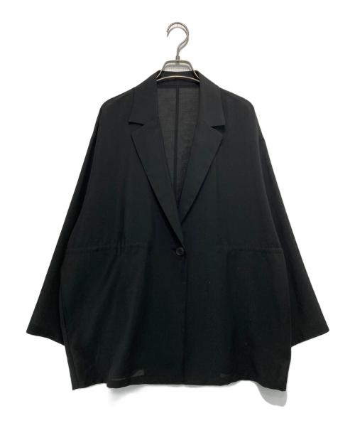 JOURNAL STANDARD relume（ジャーナルスタンダード レリューム）JOURNAL STANDARD relume (ジャーナルスタンダード レリューム) ドロストシアージャケット ブラック サイズ:-の古着・服飾アイテム
