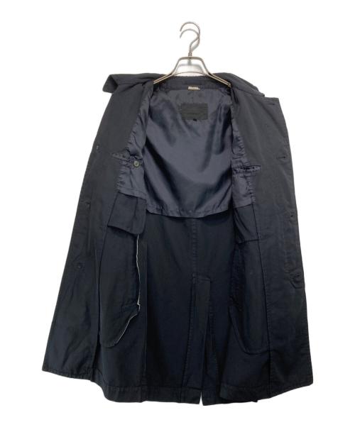 COMME des GARCONS HOMME DEUX（コムデギャルソン オム ドゥ）COMME des GARCONS HOMME DEUX (コムデギャルソン オム ドゥ) ポリ縮絨ステンカラーコート ブラック サイズ:Sの古着・服飾アイテム