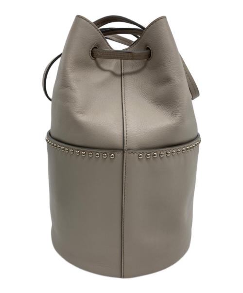 J&M DAVIDSON（ジェイ＆エム デヴィッドソン）J&M DAVIDSON (ジェイ＆エム デヴィッドソン) MINI DAISY /ミニ デイジー ハンドバッグ ベージュの古着・服飾アイテム