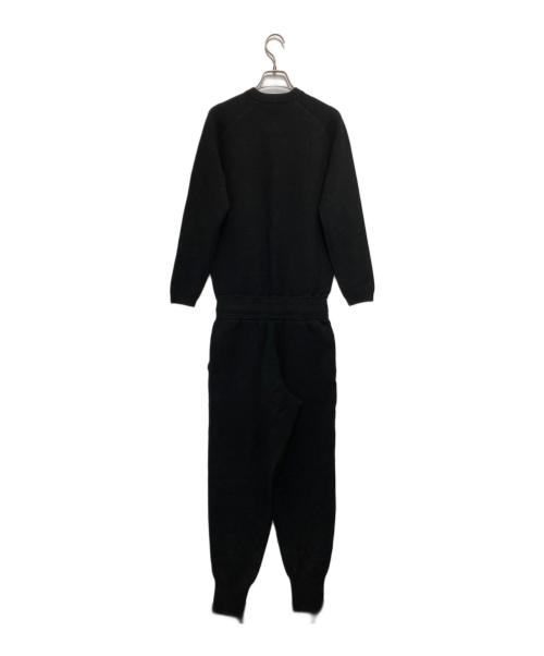 MADISON BLUE（マディソンブルー）MADISON BLUE (マディソンブルー) パールボタンジャンプスーツ オールインワン ブラック サイズ:01（S）の古着・服飾アイテム