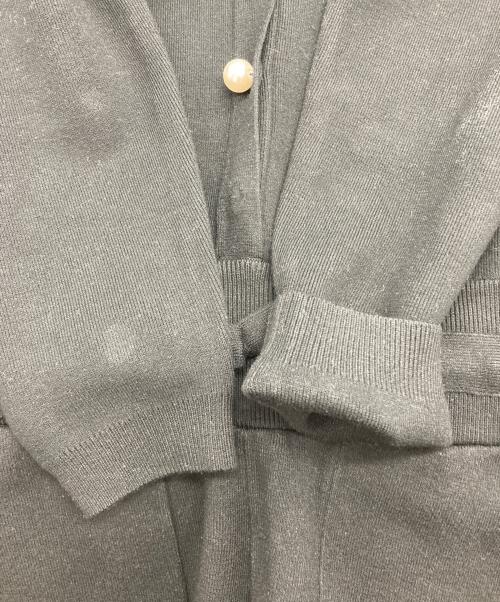 MADISON BLUE（マディソンブルー）MADISON BLUE (マディソンブルー) パールボタンジャンプスーツ オールインワン ブラック サイズ:01（S）の古着・服飾アイテム