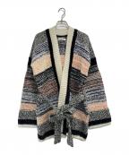 MADISON BLUEマディソンブルー）の古着「SWITCHING KN GOWN MIXED FIBERS」｜ベージュ