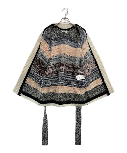 MADISON BLUE（マディソンブルー）MADISON BLUE (マディソンブルー) SWITCHING KN GOWN MIXED FIBERS ベージュ サイズ:00（XS)の古着・服飾アイテム