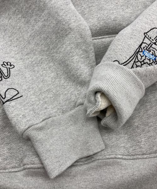 madhappy（マッドハッピー）madhappy (マッドハッピー) MID-WEIGHT FLEECE HOODIE グレー サイズ:S 未使用品の古着・服飾アイテム