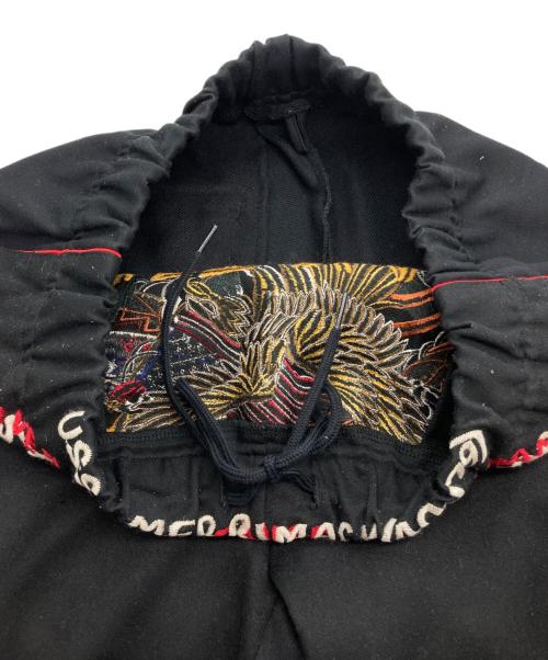 doublet（ダブレット）doublet (ダブレット) CHAOS EMBROIDERY TRACK PANTS ブラック サイズ:Sの古着・服飾アイテム