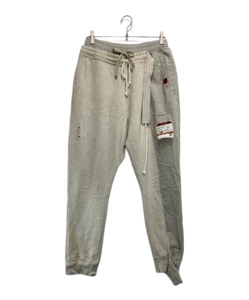 Maison MIHARA YASUHIRO（メゾン ミハラ ヤスヒロ）Maison MIHARA YASUHIRO (メゾン ミハラ ヤスヒロ) Combined Pants グレー サイズ:48の古着・服飾アイテム