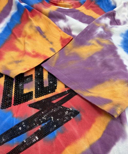 doublet（ダブレット）doublet (ダブレット) SPANGLE EMBROIDERY T SHIRT マルチカラー サイズ:Mの古着・服飾アイテム