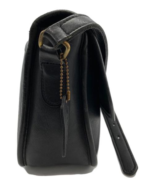 COACH（コーチ）COACH (コーチ) ［OLD COACH］レザーショルダーバッグ ブラックの古着・服飾アイテム