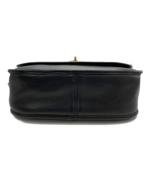 COACH（コーチ）COACH (コーチ) ［OLD COACH］レザーショルダーバッグ ブラックの古着・服飾アイテム