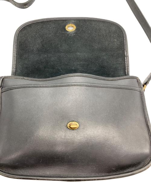 COACH（コーチ）COACH (コーチ) ［OLD COACH］レザーショルダーバッグ ブラックの古着・服飾アイテム