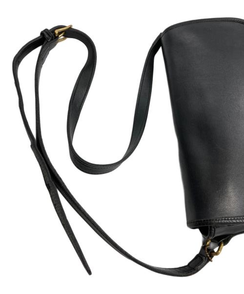 COACH（コーチ）COACH (コーチ) ［OLD COACH］レザーショルダーバッグ ブラックの古着・服飾アイテム