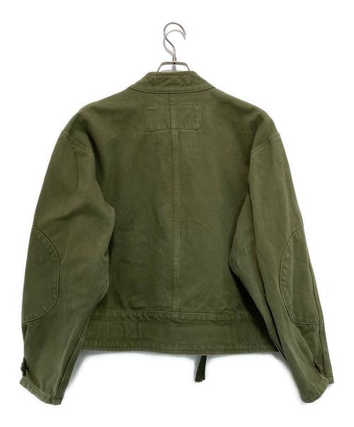 maden clothing（マデーン クロージング）maden clothing (マデーン クロージング) karaku (カラク) モーターサイクルジャケット カーキ サイズ:Mの古着・服飾アイテム