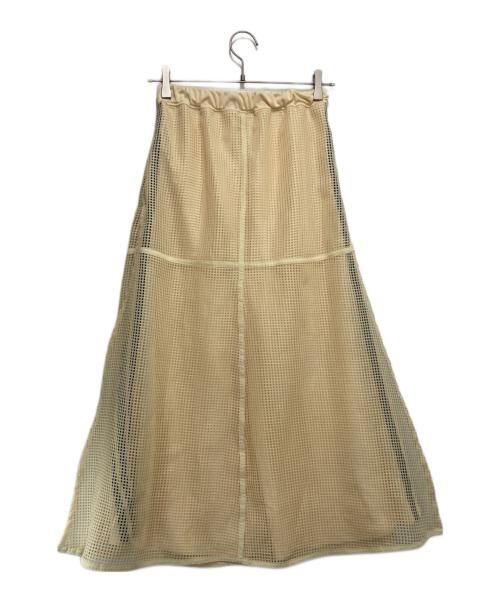 adidas（アディダス）adidas (アディダス) LUXFLOW カジュアル ウーブンレイヤードスカート ベージュ サイズ:Sの古着・服飾アイテム