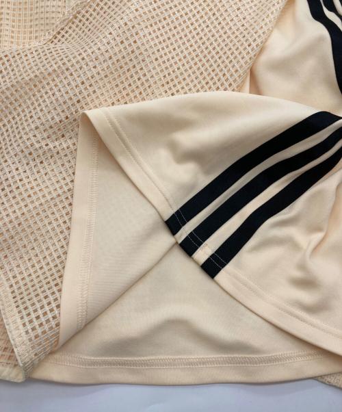 adidas（アディダス）adidas (アディダス) LUXFLOW カジュアル ウーブンレイヤードスカート ベージュ サイズ:Sの古着・服飾アイテム