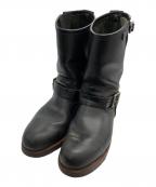 RED WINGレッドウィング）の古着「エンジニアブーツ」｜ブラック