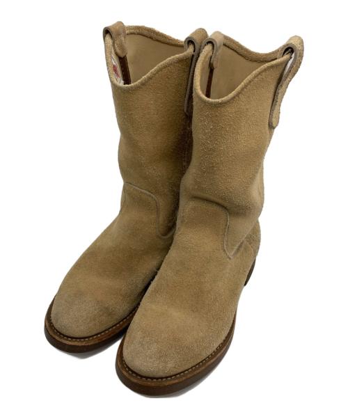 RED WING（レッドウィング）RED WING (レッドウィング) ペコスブーツ ベージュ サイズ:5Dの古着・服飾アイテム