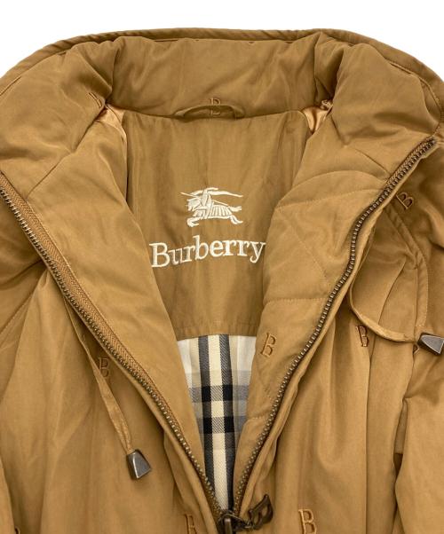 Burberry's（バーバリー）Burberry's (バーバリーズ) Bロゴ刺繍 中綿コート ブラウン サイズ:9ARの古着・服飾アイテム