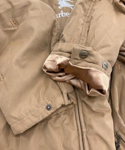 Burberry's（バーバリー）Burberry's (バーバリーズ) Bロゴ刺繍 中綿コート ブラウン サイズ:9ARの古着・服飾アイテム